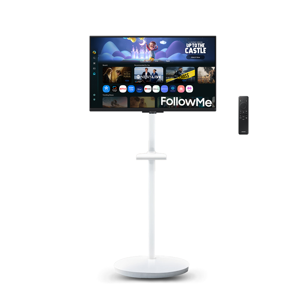 SAMSUNG 三星 27型 FollowMe 移動式智慧聯網液晶螢幕顯示器組 M5 黑