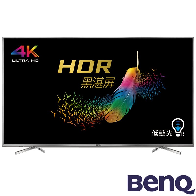 BenQ 55吋 4K HDR護眼連網大型液晶顯示器+視訊盒55SY700(含桌機安裝+東元吸塵器XYFXJ060+快煮壺XYFYK170)