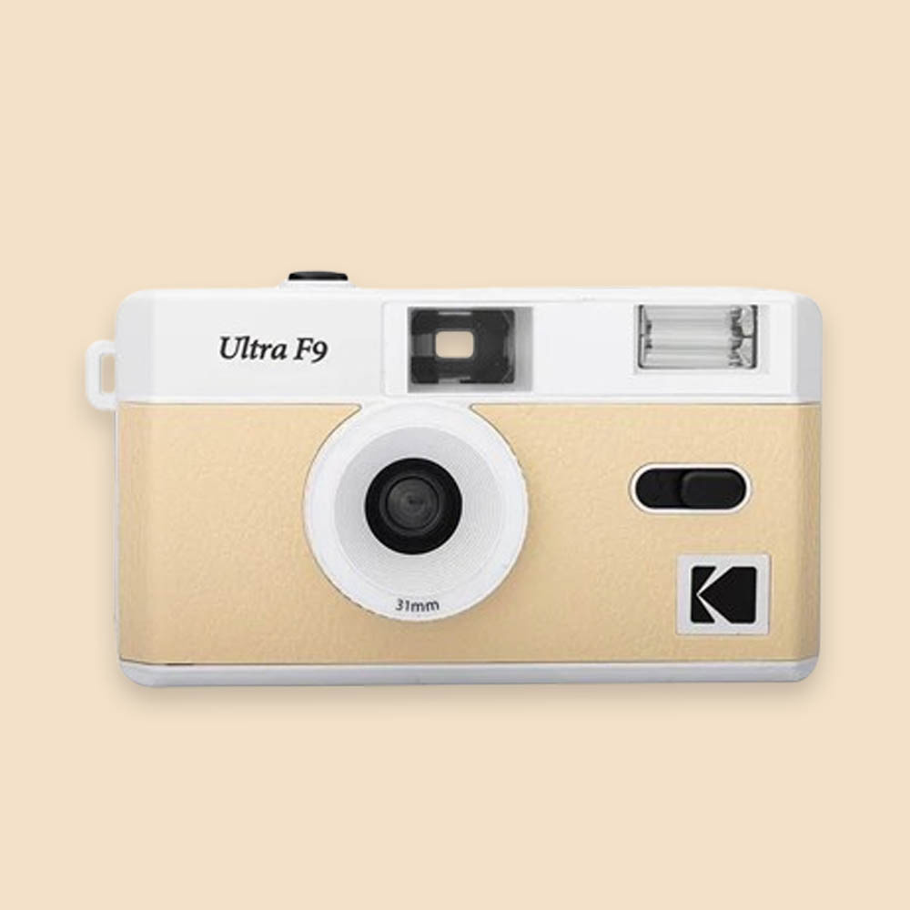 【Kodak 柯達】Ultra F9 復古底片相機-杏奶色