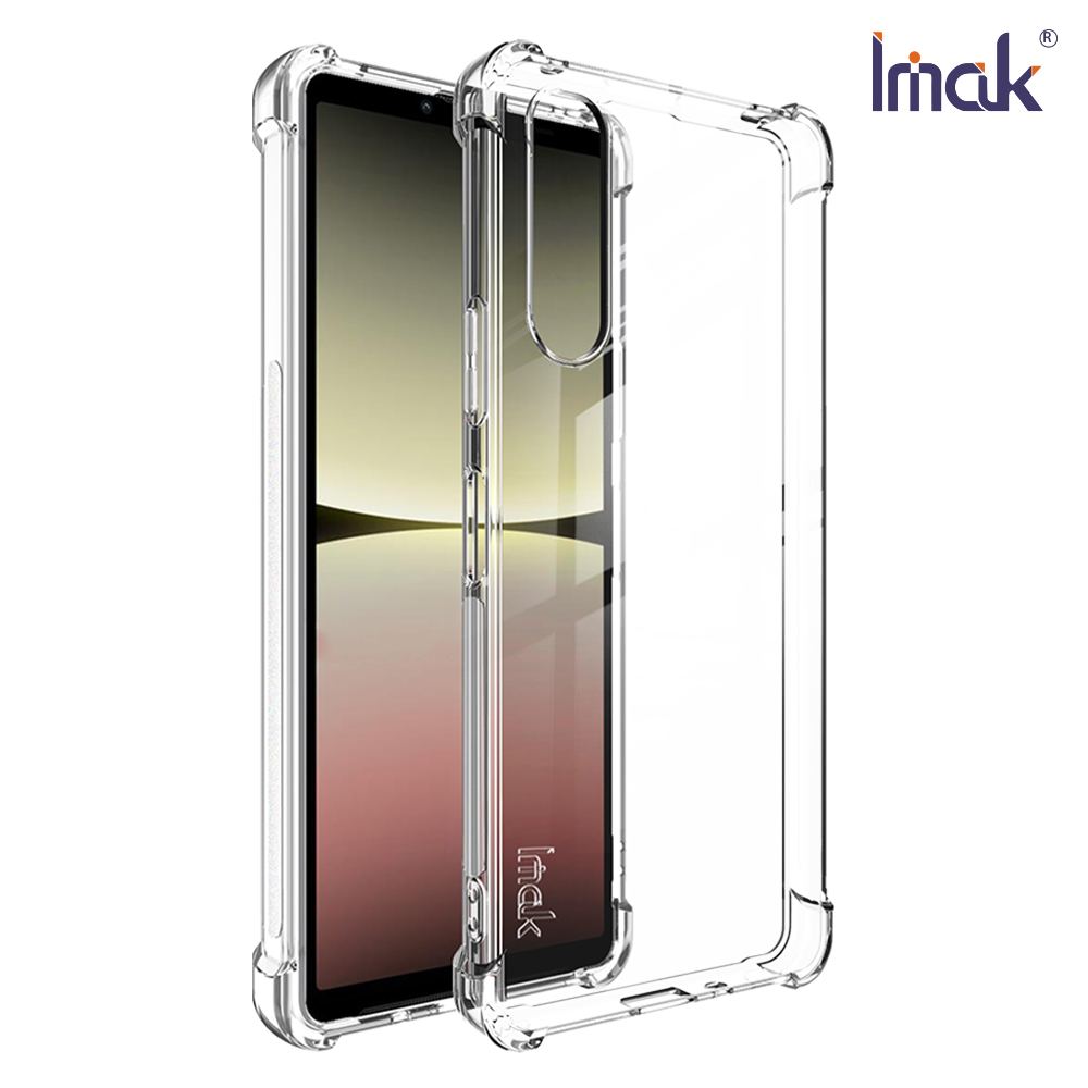 Imak SONY Xperia 10 V 全包防摔套(氣囊)(透黑)