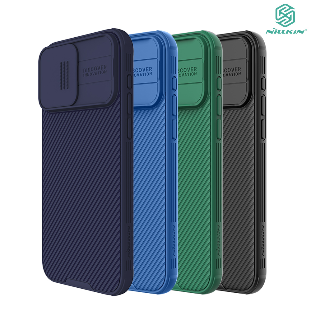 NILLKIN Apple iPhone 15 Pro 黑鏡 Pro 磁吸保護殼(藍色)