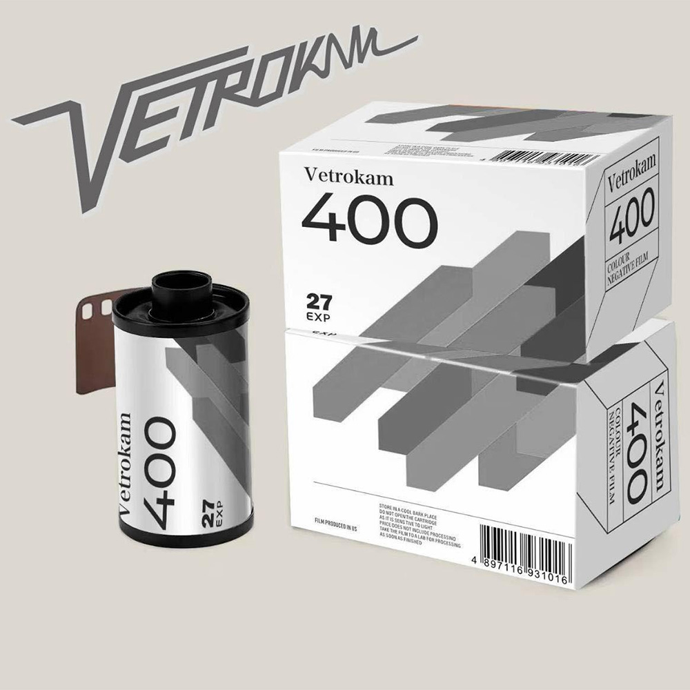 【Vetrokam 歐洲沃克】黑白底片 膠卷底片 iso400 27EXP (五入組)