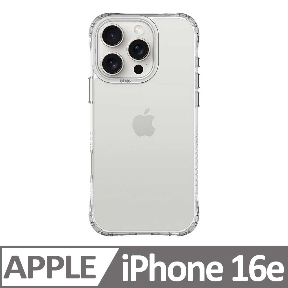 iPhone 16e 6.1吋 BLAC Glacier冰川抗黃軍規防摔手機殼