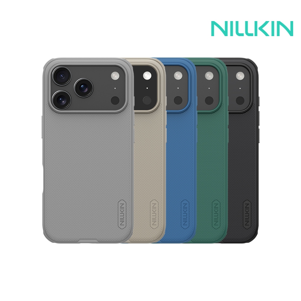 NILLKIN Apple 蘋果 iPhone 17 Pro Max 磨砂護盾 Pro 保護殼 (透黑)