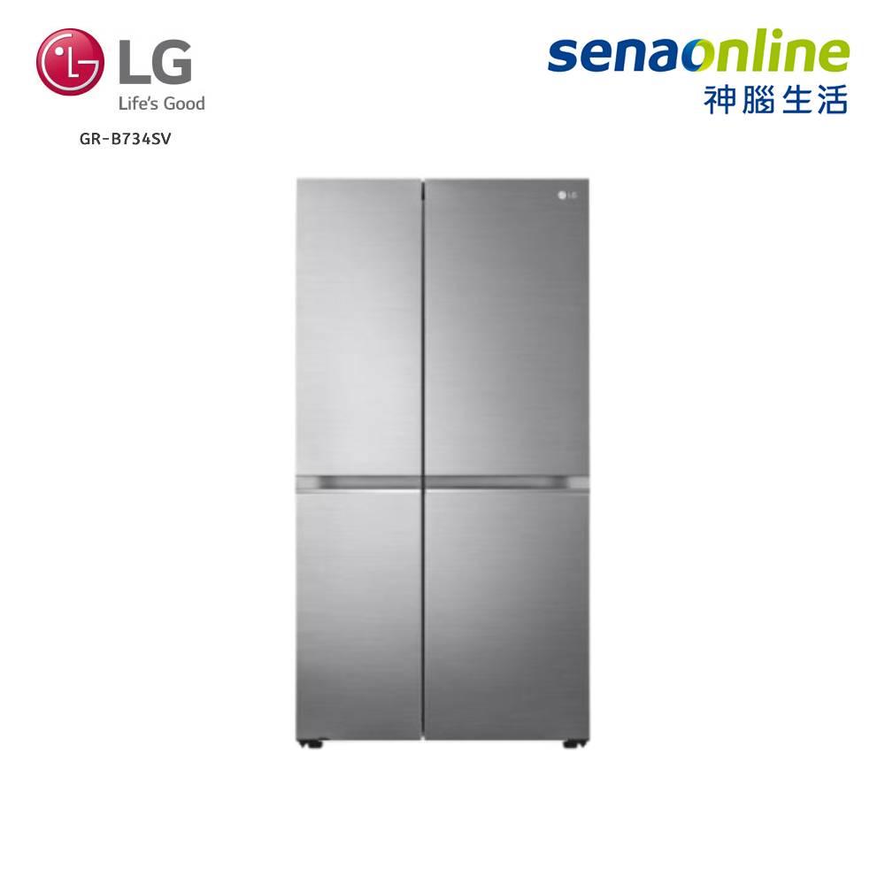 【限時搶購】LG GR-B734SV 785L 對開變頻冰箱 星辰銀