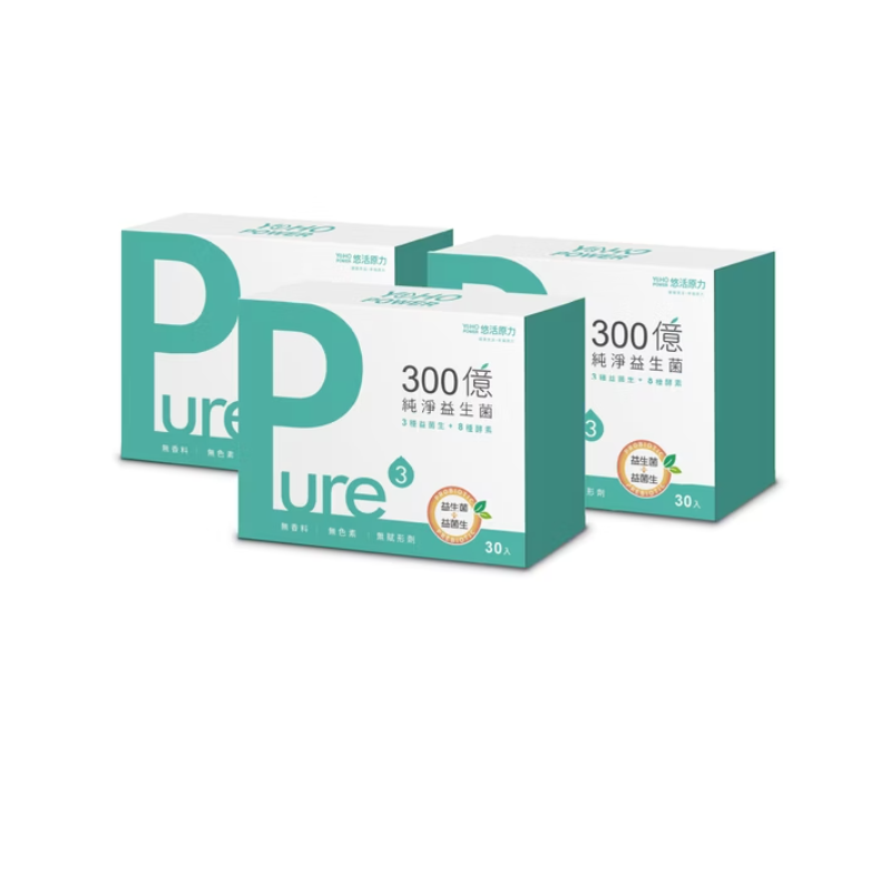 【悠活原力】300億純淨益生菌(30入/盒) 三入組