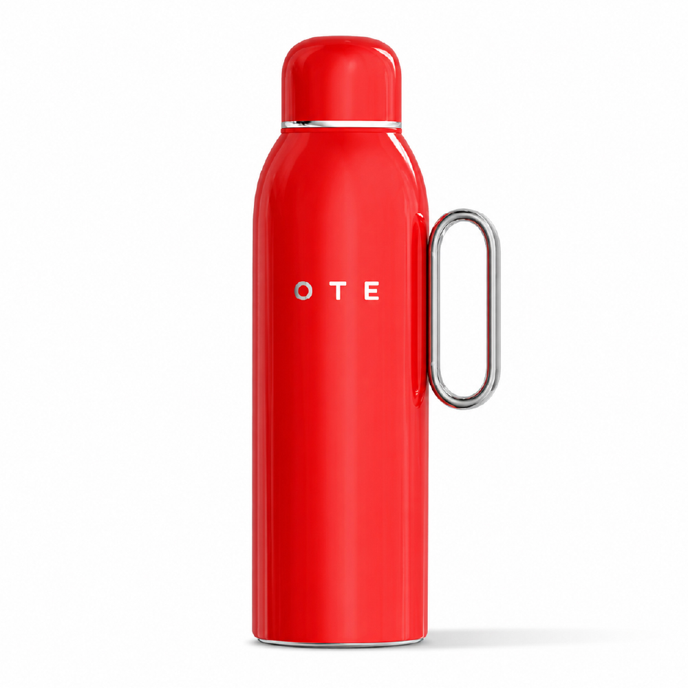 OTE歐堤 LQ Raincolor V1 1500ML 316不銹鋼保溫壺保溫瓶-紅色