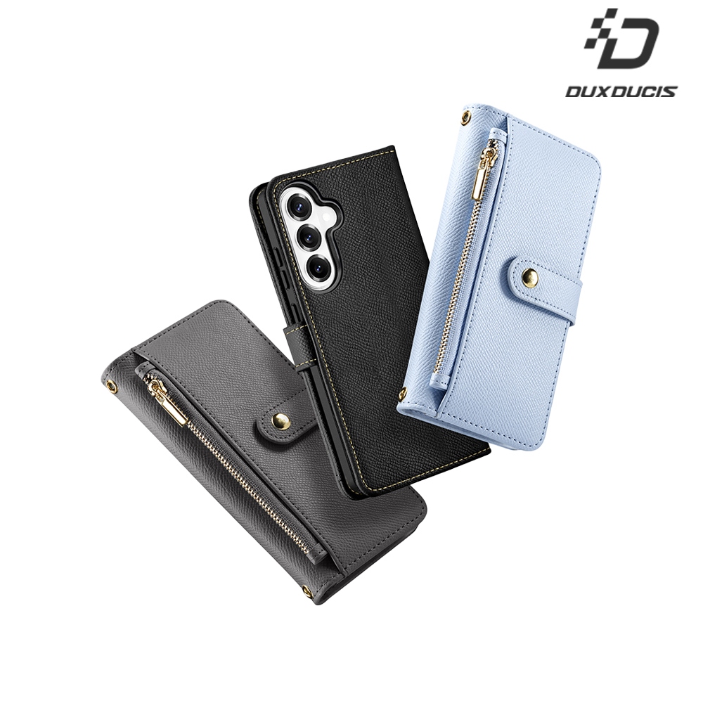 DUX DUCIS SAMSUNG 三星 Galaxy S26 LAWA 二合一錢包保護套(淺藍)