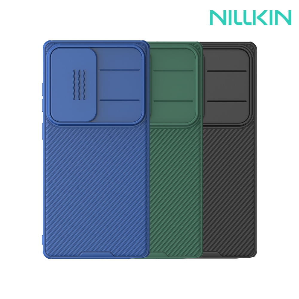 NILLKIN SAMSUNG 三星 Galaxy S25 Ultra 黑鏡 Pro 保護殼(藍色)