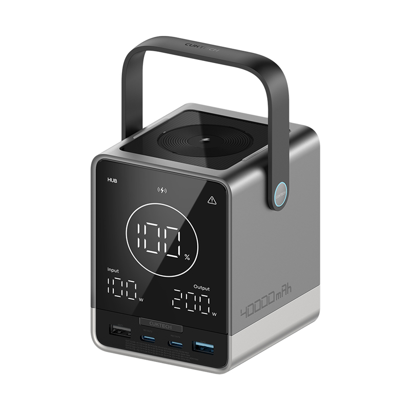 【Wh+CCC標示】CUKTECH 酷態科30號 300W 微型充電站 大容量 行動電源 40000mAh (P01CT)