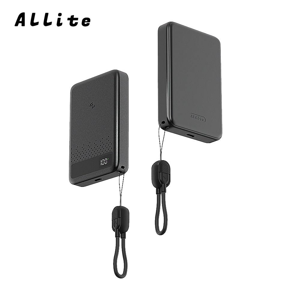 【Allite】防爆充半固態行動電源10000mAh(已標示Wh/CCC認證)_黑色