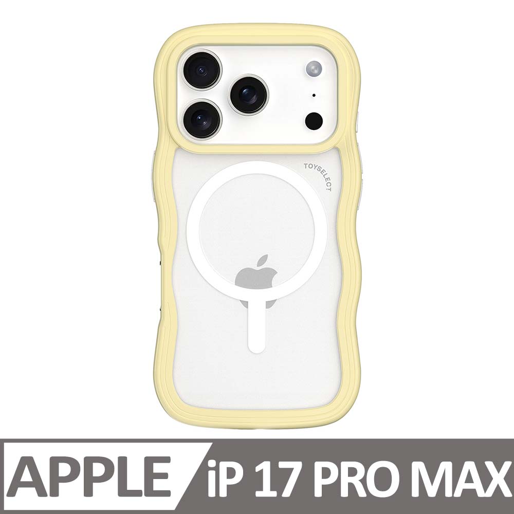 iPhone 17 Pro Max BLAC雲朵波波MagSafe iPhone手機殼 晨光黃