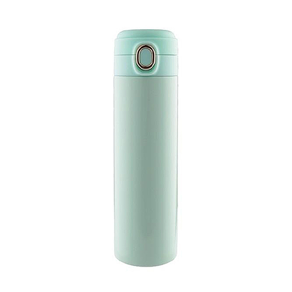 美迪達 316不鏽鋼內膽真空休閒彈跳杯450ml XY-450N 綠色