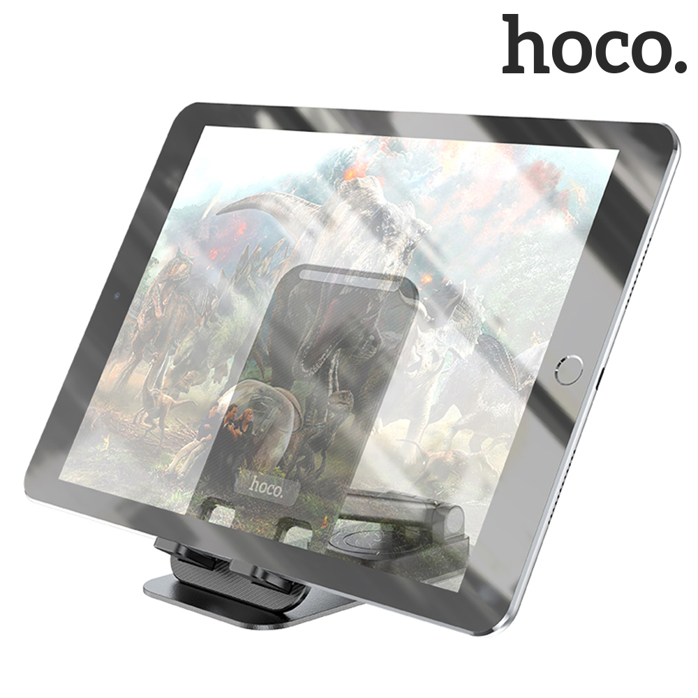 hoco PH48 梵卡雙軸360旋轉平板桌面支架(白色)