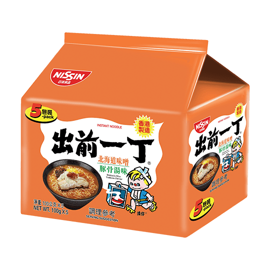 箱入【日清】出前一丁北海道味噌豚骨湯味速食麵100gX30入
