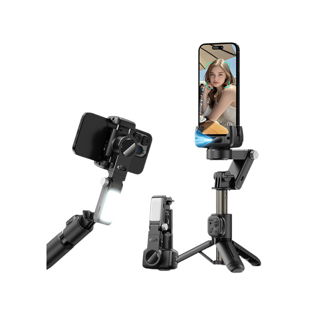 CYKE Q19 全自動跟拍雲台/自拍桿(單軸 + AI人臉追蹤) + Gimbal AI 藍牙控制器