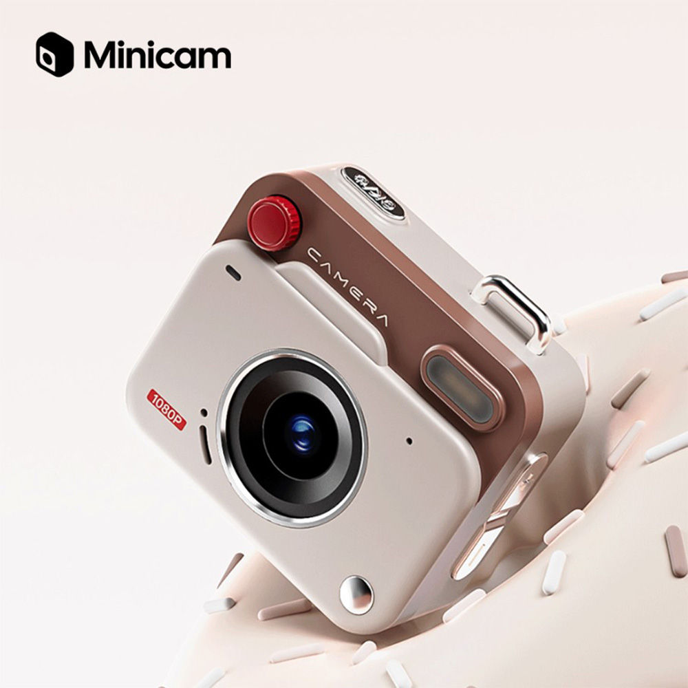 【Minicam 迷你拍】G12 多濾鏡 Y6000 迷你相機-棕色