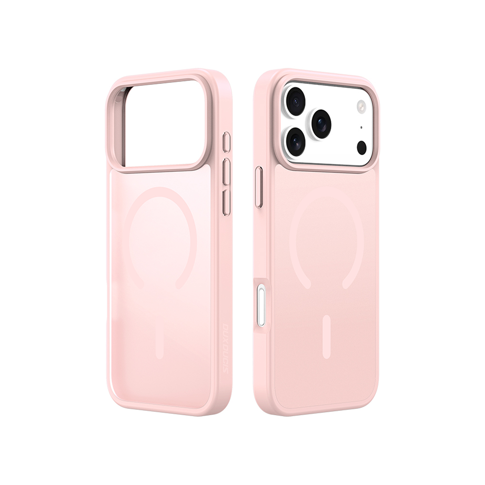 DUX DUCIS Apple 蘋果 iPhone 17 Pro Max Yind 磁吸保護殼(開口磁吸圈)(淺粉)