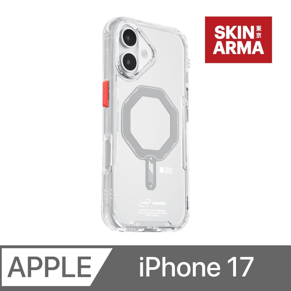 SKINARMA Saido iPhone 17 6.3 磁吸防摔手機殼 透明