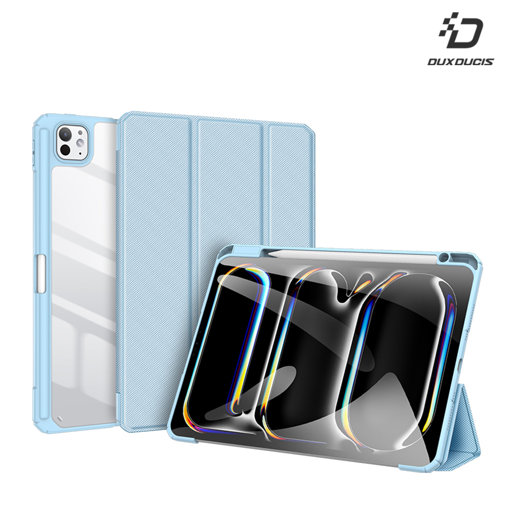 DUX DUCIS Apple iPad Pro 11 (2024/M4) TOBY 筆槽皮套(粉色)
