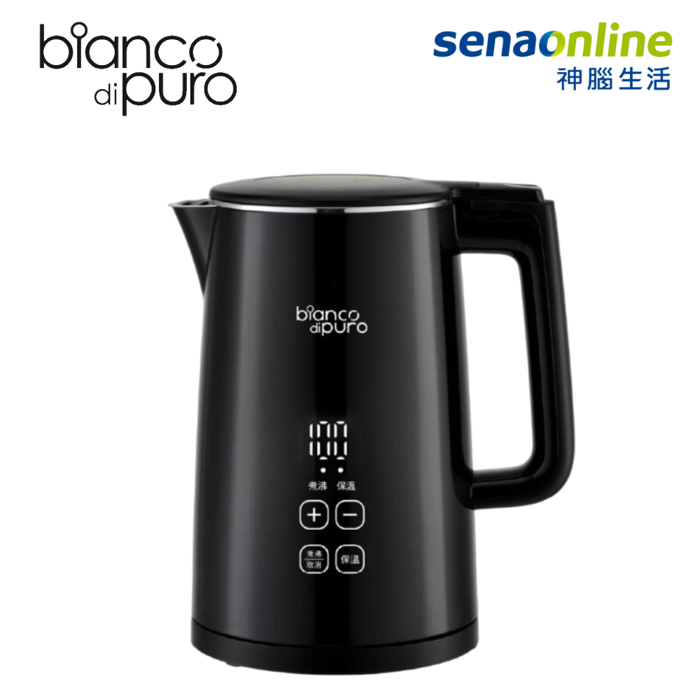 【中華VIP】bianco di puro 德國 彼安特 1.5L 數顯溫控 電熱水壺 KT020