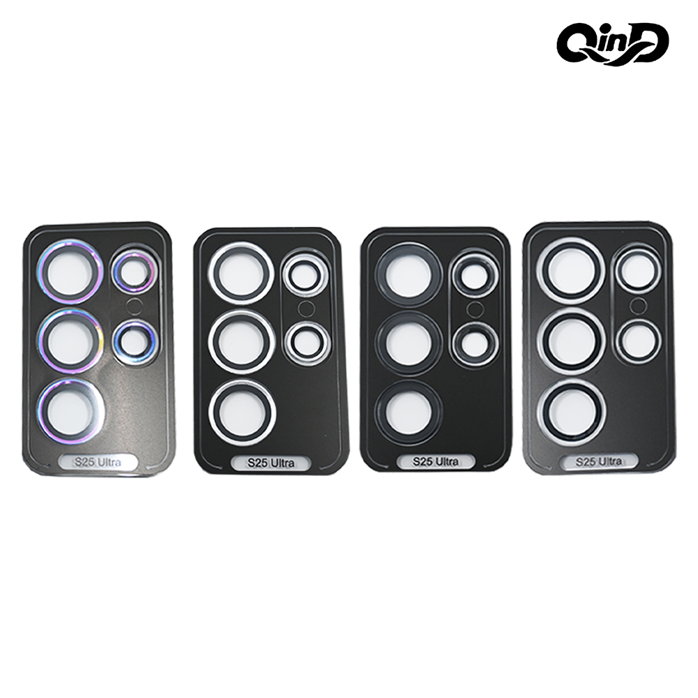 QinD SAMSUNG 三星 Galaxy S25 Ultra 鷹眼鏡頭保護貼(銀色)