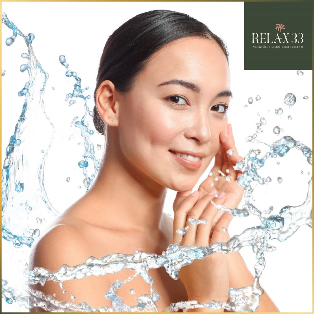 台北【Relax 33莊園】水飛梭深層清潔臉部養護+水光保濕雙課程(90min) +花茶套餐(MO)