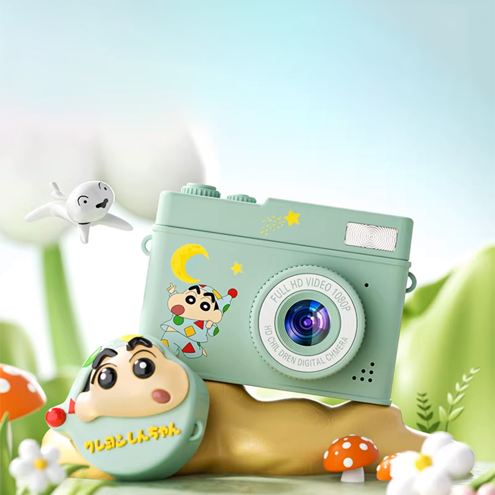 【Crayon Shin-chan 蠟筆小新】官方授權 TC200迪卡CCN時光相機-綠色
