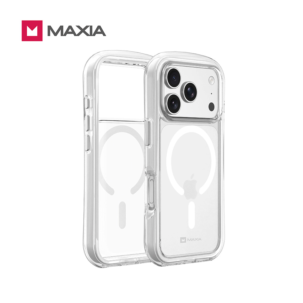 【MAXIA】iPhone 18 Pro 耐衝擊Air MAX磁吸保護殼-晶透白 (兼容iPhone 17 Pro)