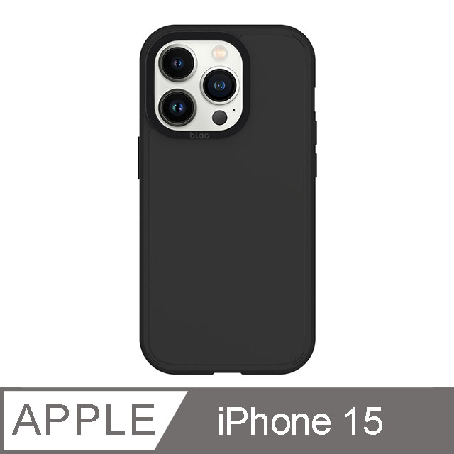 iPhone 15 6.1吋 BLAC Canyon峽谷強悍 MagSafe iPhone手機殼 靜謐黑