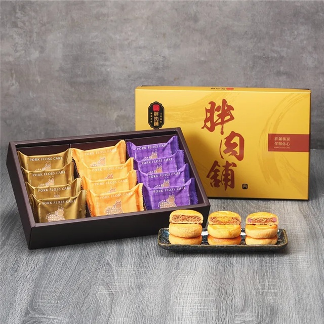 【DOZO嚴選】胖肉鋪-金大方綜合肉鬆餅禮盒(附提袋)