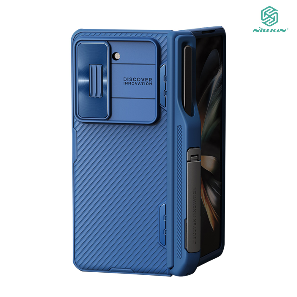 NILLKIN SAMSUNG Z Fold 5 5G 黑鏡 Fold 保護殼(筆套款)(黑色)