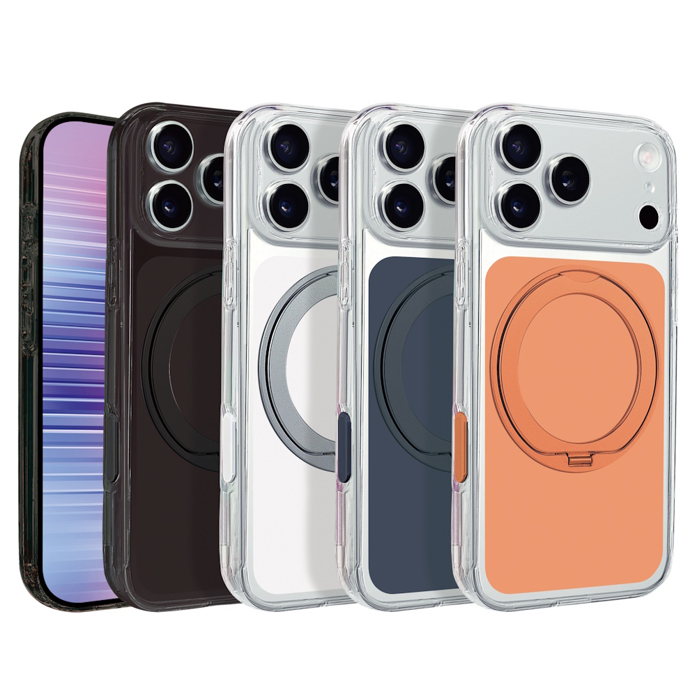 【中華員購】MEGA KING iPhone 17 Pro 6.3 多功能旋轉立架保護殼
