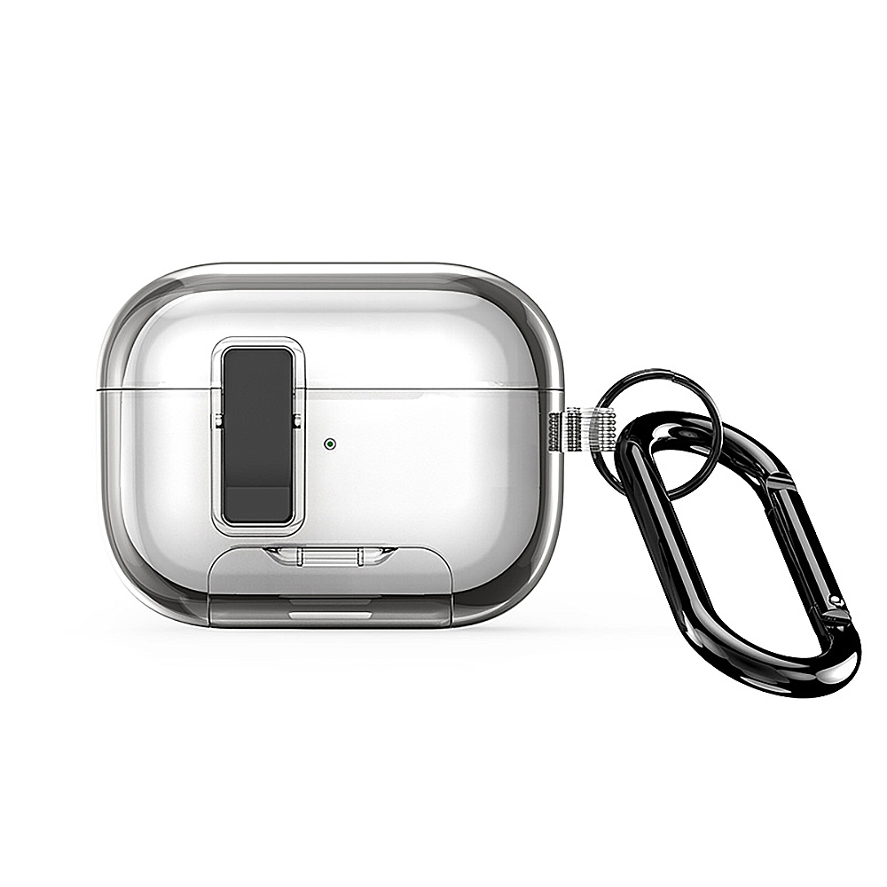 DUX DUCIS Apple 蘋果 AirPods Pro 2 冰晶支架保護套(透灰)