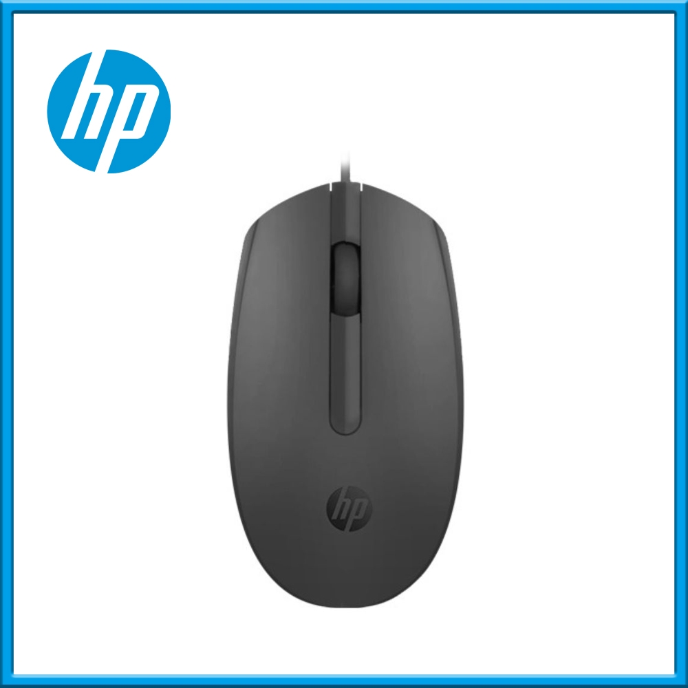 【HP 惠普】M10 USB光學有線滑鼠-黑色