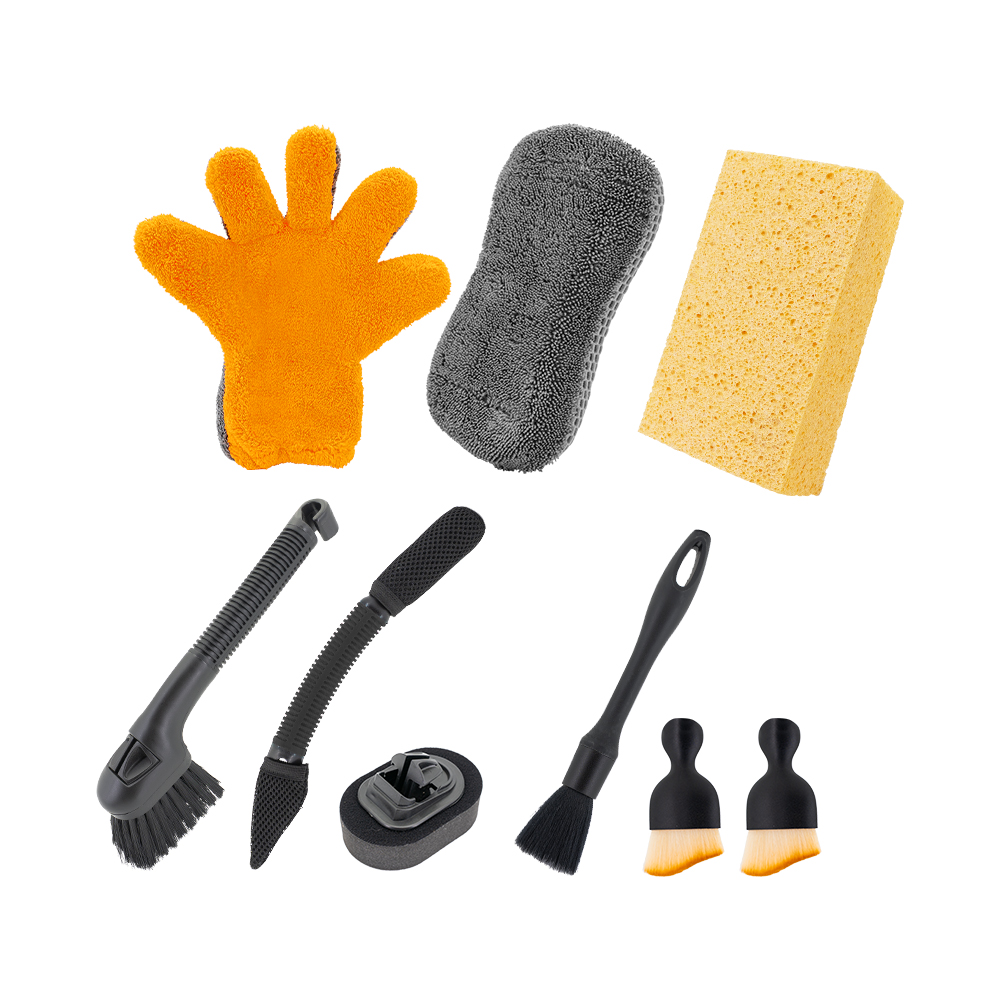 【安伯特】極淨洗車工具組合(超值9件組) 洗車用具/洗車用品/自助洗車