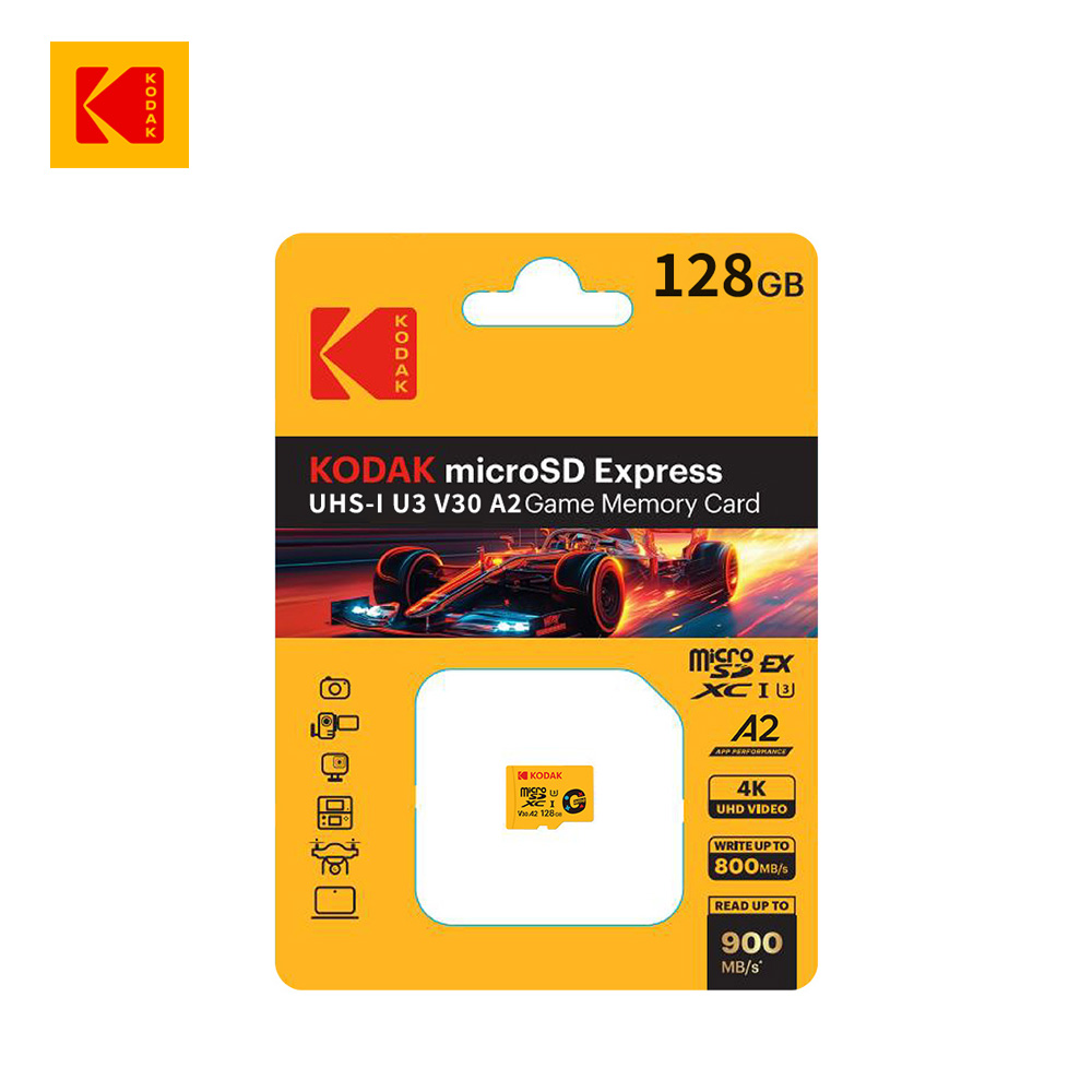 【Kodak 柯達】mSD UHS-I U3 V30 A2 極速記憶卡特仕版-128G