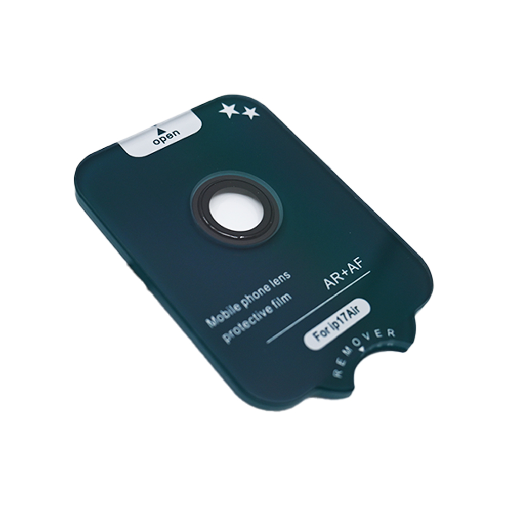 QinD Apple 蘋果 iPhone Air 鷹眼鏡頭保護貼(AR+AF)(黑色)