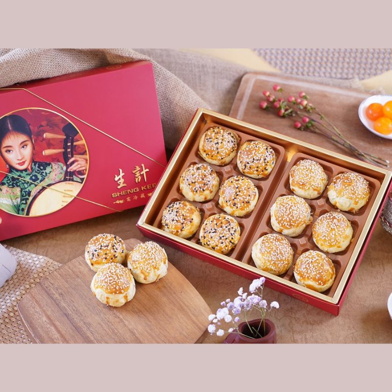 【DOZO嚴選】生計食品-蛋黃酥 12入 (棗泥、豆沙，各6入)(限配送台北市)