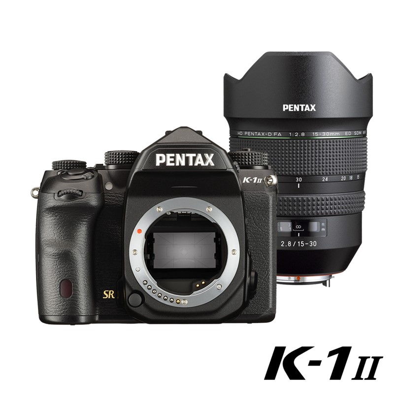 PENTAX K-1 II+HD DFA15-30mmF2.8ED SDM WR大光圈廣角變焦單鏡組【公司貨】 上網註冊送對應之電池手把+星空包+7-11禮劵