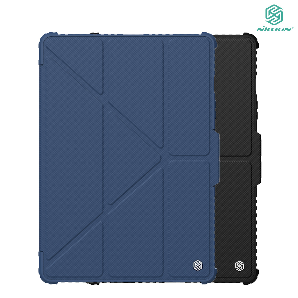 NILLKIN SAMSUNG Tab S9 Ultra /S10 Ultra 悍甲 Pro 皮套(多角度摺疊款)(黑色)