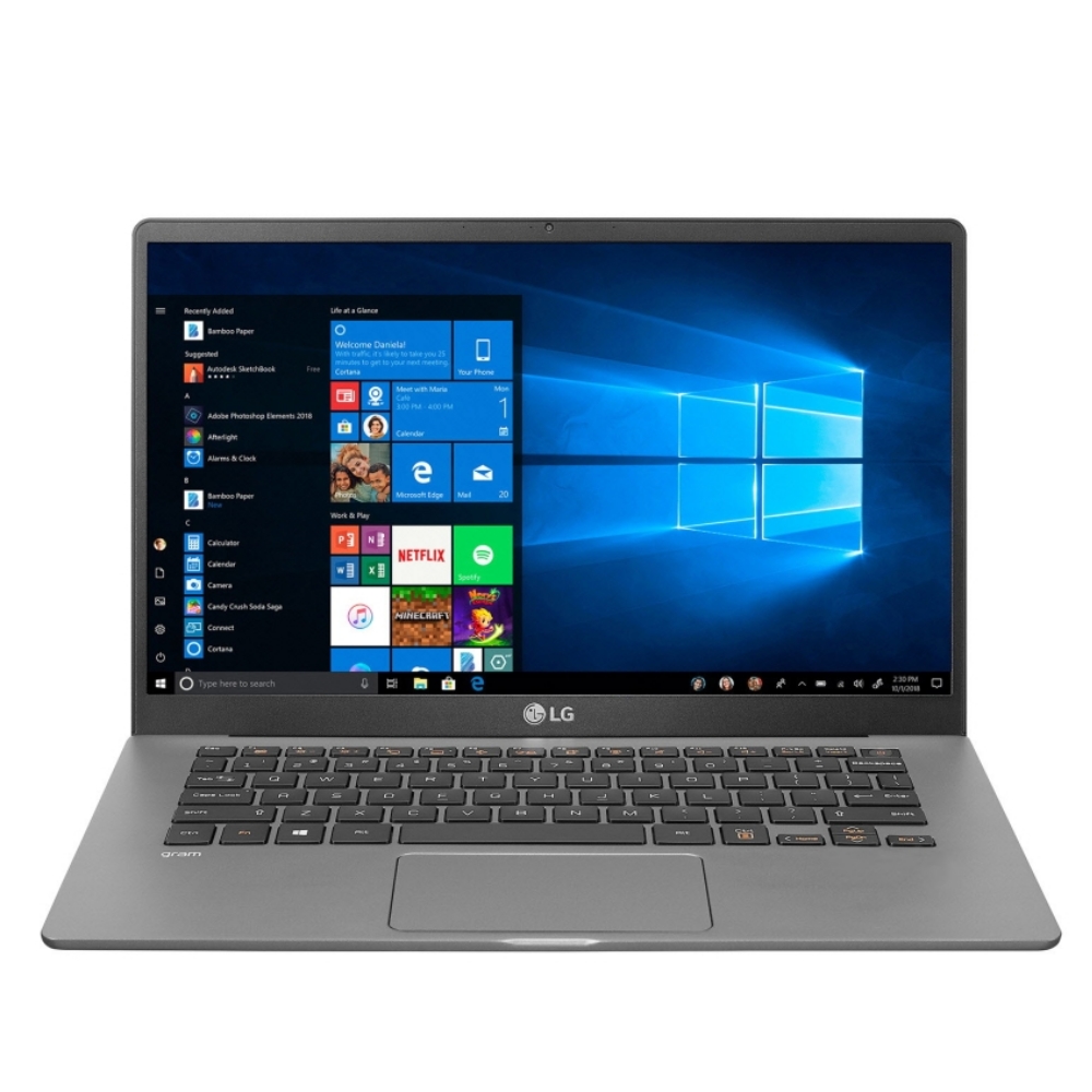 LG Gram銀輕薄14吋i5-1035G7/8G/256G SSD/14吋/W10-PRO/含原廠鍵盤膜筆電14Z90N-V.AP52C2