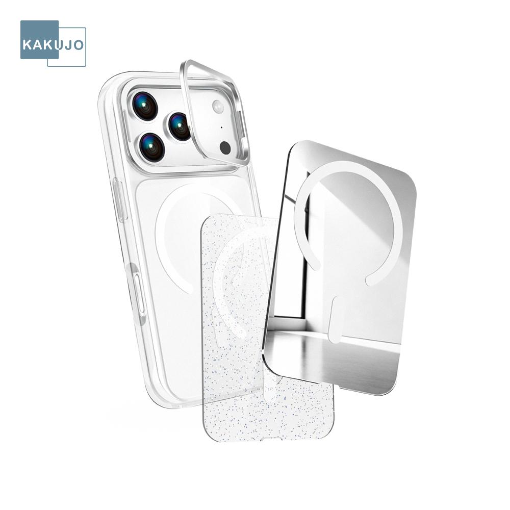KAKUJO iPhone 18 Pro ECQ-W 磁吸可換背蓋保護殼 透明