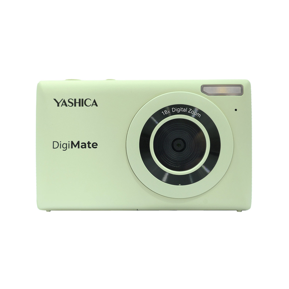 【YASHICA 日本雅西卡】 DigiMate 經典輕巧DC數位相機-薄荷綠