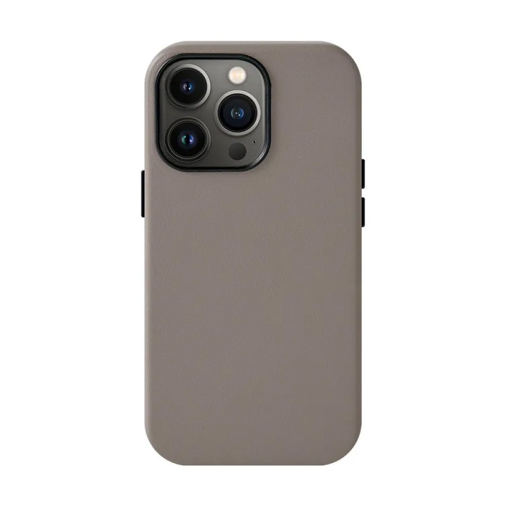 iPhone 15 TOXOXO™｜全包皮革MagSafe iPhone手機殼 拿鐵棕