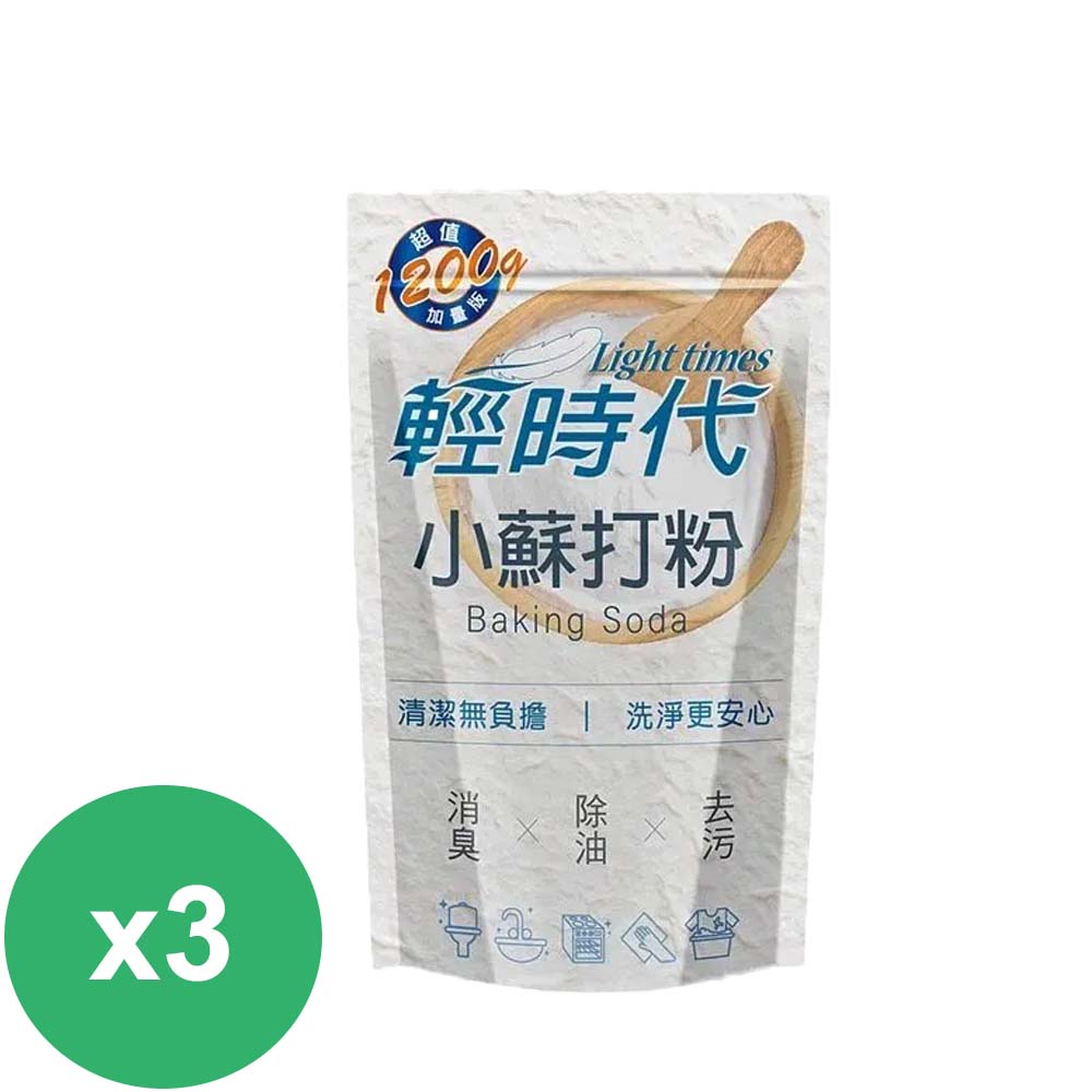 皂福 輕時代小蘇打粉(1200g) *3包