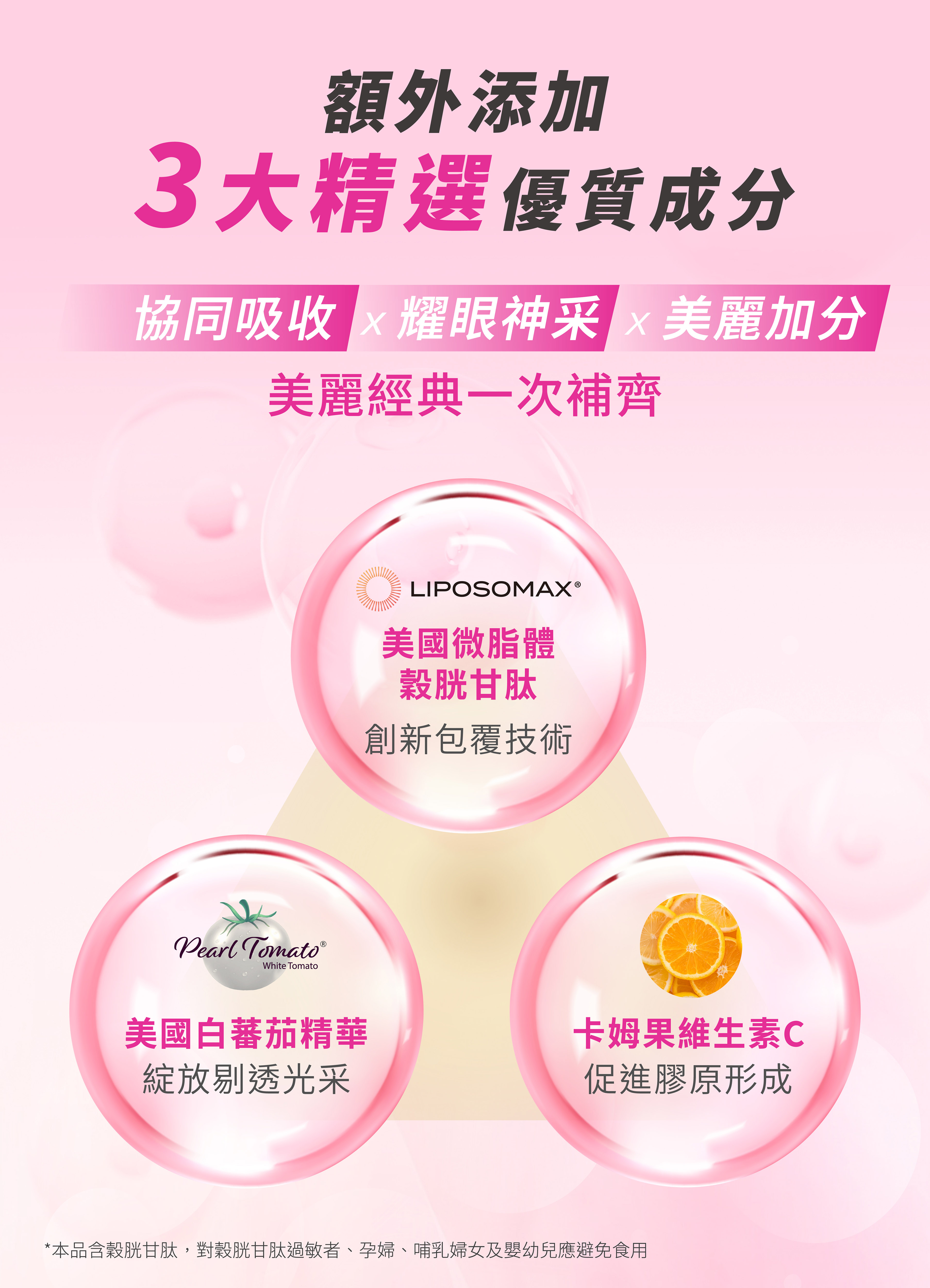 牧星人膠原蛋白添加穀胱甘肽維他命C美白保健食品推薦