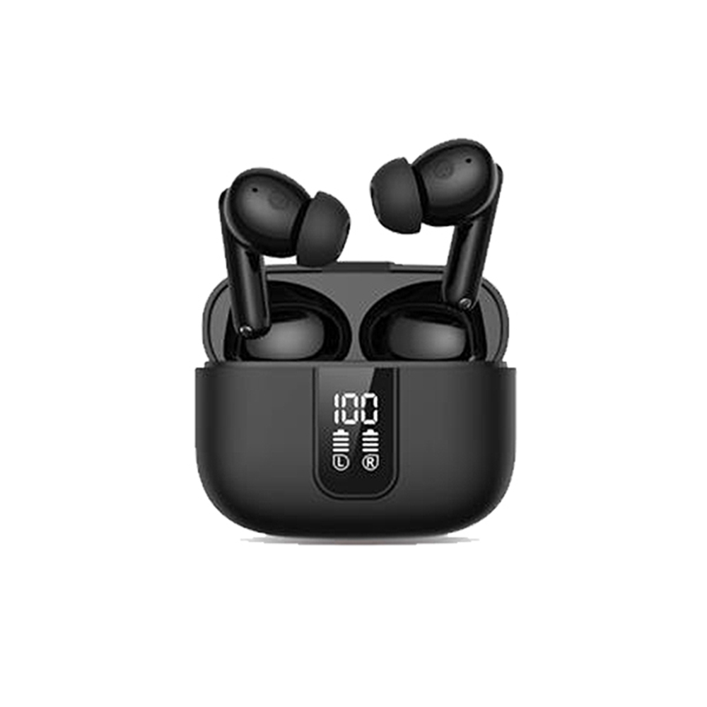 GIGASTONE Hi-Fi真無線LED電量顯示降噪藍牙耳機 TAL1【科技黑】