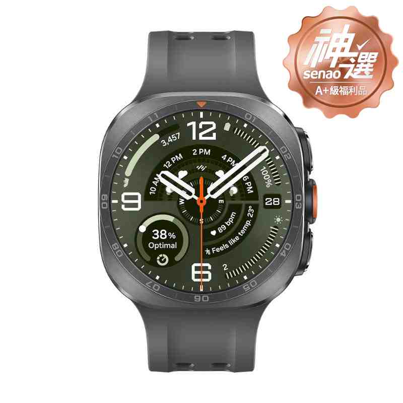 Galaxy Watch Ultra2 LTE 47mm智慧手錶 鈦光銀(L715)【A+級福利品 6個月保固】