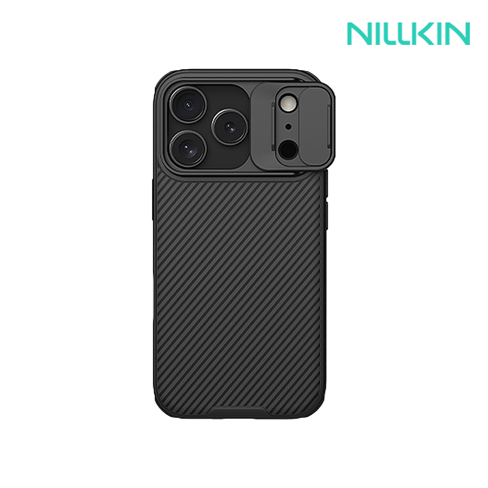 NILLKIN Apple 蘋果 iPhone 17 Pro Max 黑鏡 Pro 磁吸保護殼(黑色)